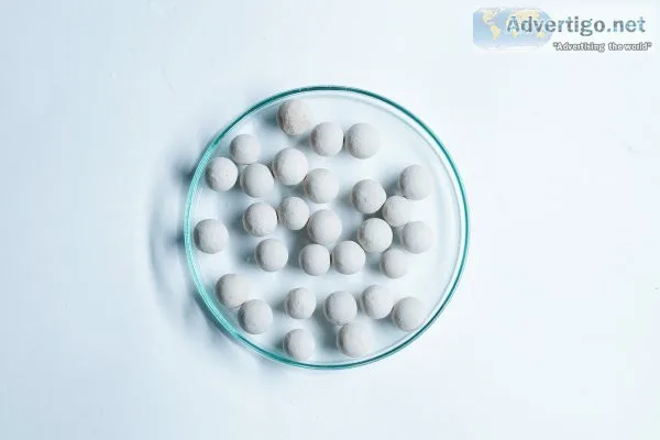 Ceramic alumina balls: the best catalyst bed support
