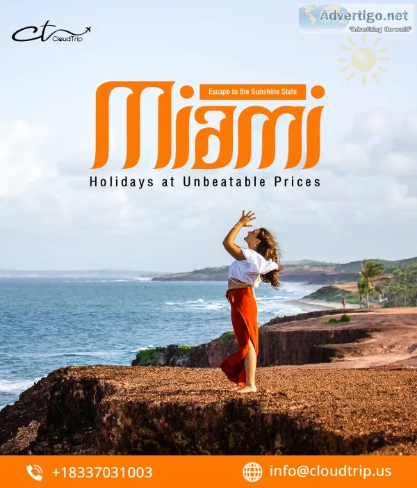 Find Cheap Flights to Miami upto 30% OFF