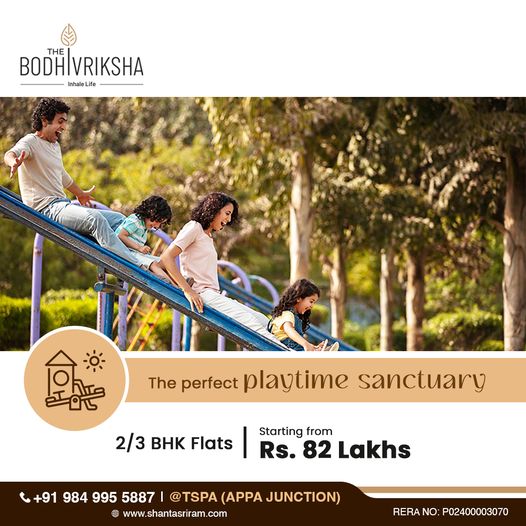 Luxury apartments for sale near tspa appa junction | shantasrira