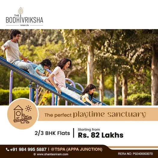 Luxury apartments for sale near tspa appa junction | shantasrira