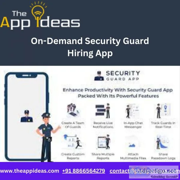 On-demand security guard hiring app - the app ideas