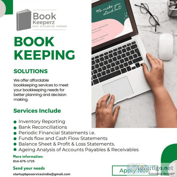 Get affordable bookkeeping services in punjab | bookkeeperz