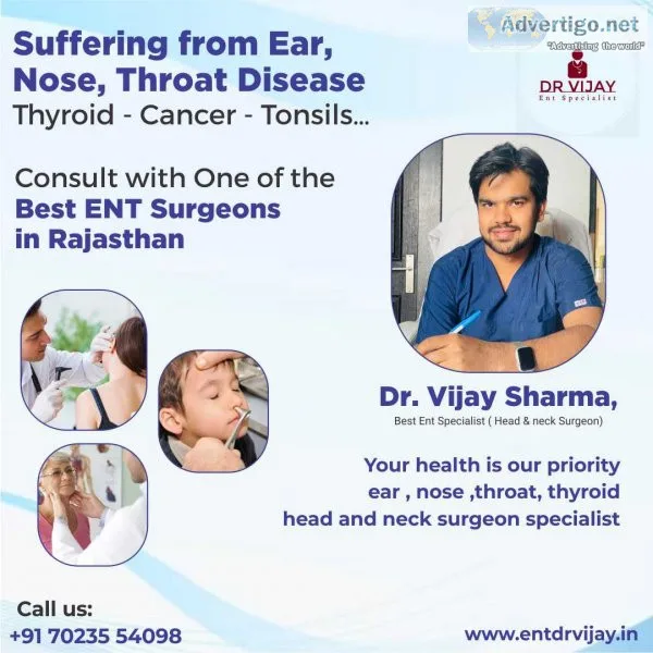 Top 10 ent specialist in jaipur