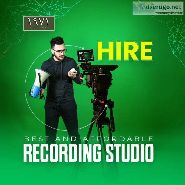 Most magnificent media studio for rent in dubai