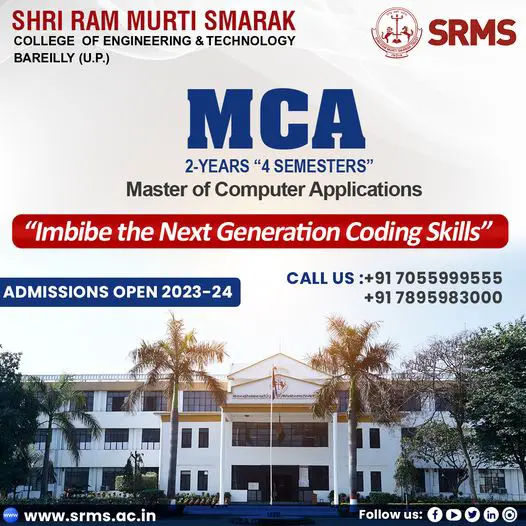 Ugc and aicte approved best mca college in bareilly, uttar prade