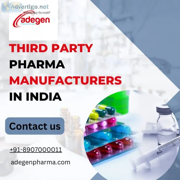 Third party pharma manufacturers in india