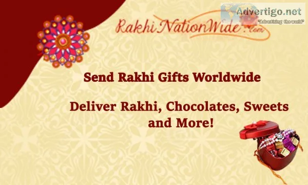 Send rakhi worldwide - express your love and affection for your 