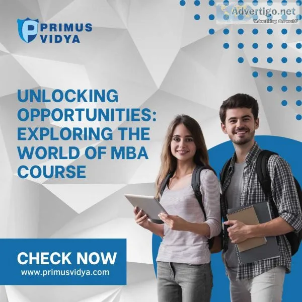 Unlocking opportunities: exploring the world of mba course