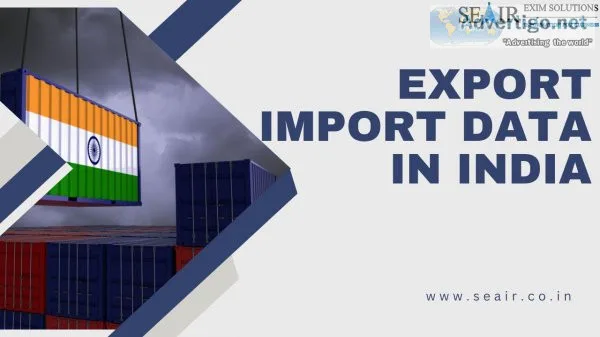 Export import data in india