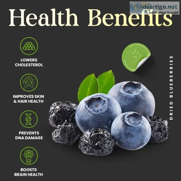 Buy dry blueberry online - delicious and nutritious snack at gol