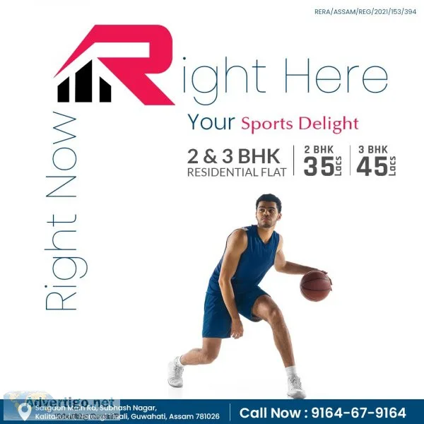 Buy 2 & 3 bhk affordable flats in guwahati by roodraksh group