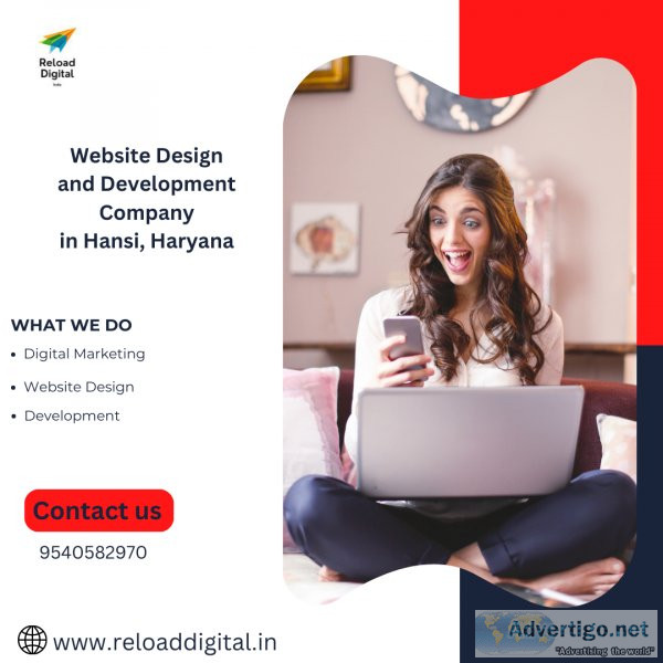 Best website design and development company in hansi