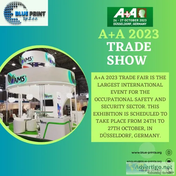 Participate in the a+a 2023 trade fair in düsseldorf to stay ahe