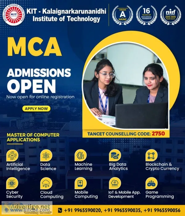 Best mca colleges in coimbatore