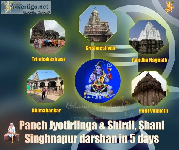Maharashtra panch jyotirlinga with shirdi and shani singhnapur