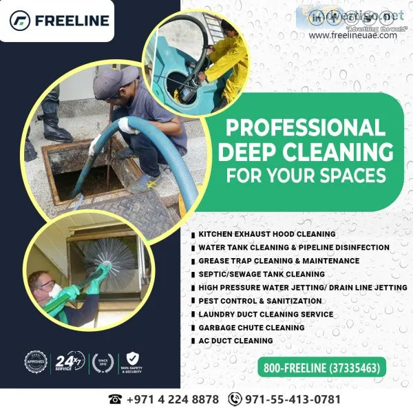 Professional cleaning services in dubai | freeline uae