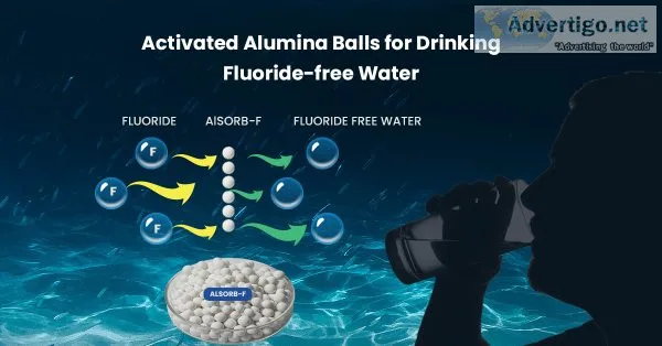 Alumina balls for arsenic & fluoride removal