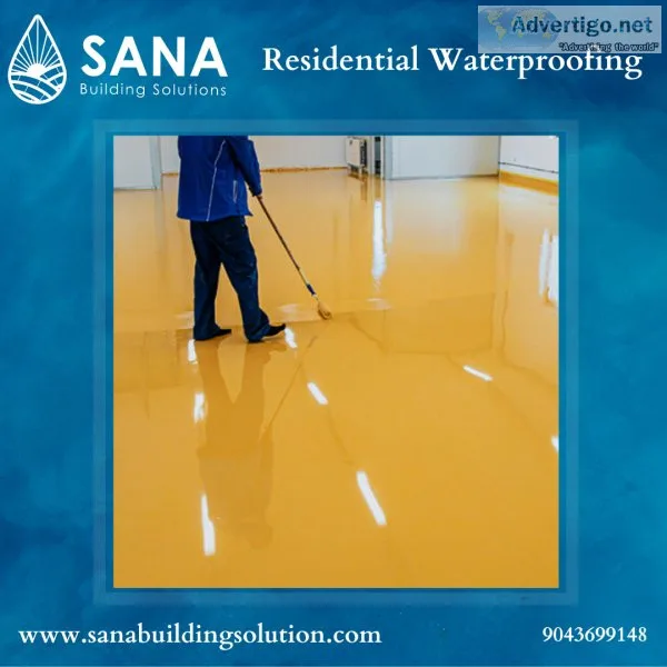 Residential waterproofing | house waterproofing near me | home w