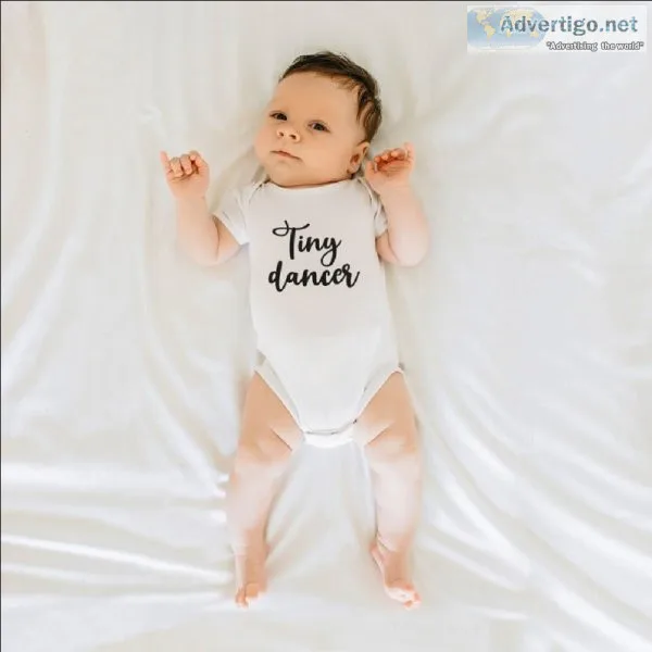 Tiny dancer baby jersey one-piece