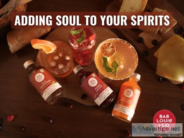 Cocktail mixers - add soul to your spirits