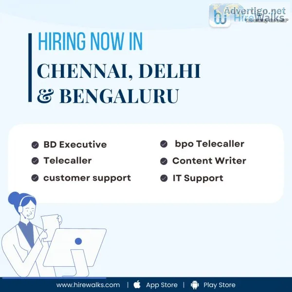 Hirewalks- best job search site in india
