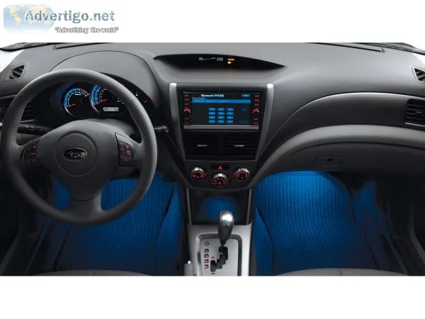 Subaru footwell illumination kit blue