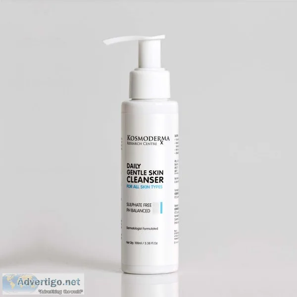Soap-free daily gentle skin cleanser for oil-free glow & skin hy