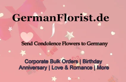 Express your deepest sympathy: send condolence flowers to german