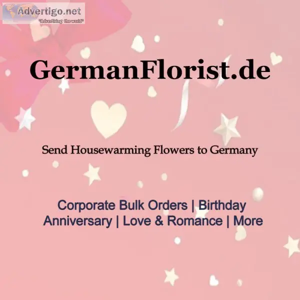 Welcome them home with housewarming flowers in germany