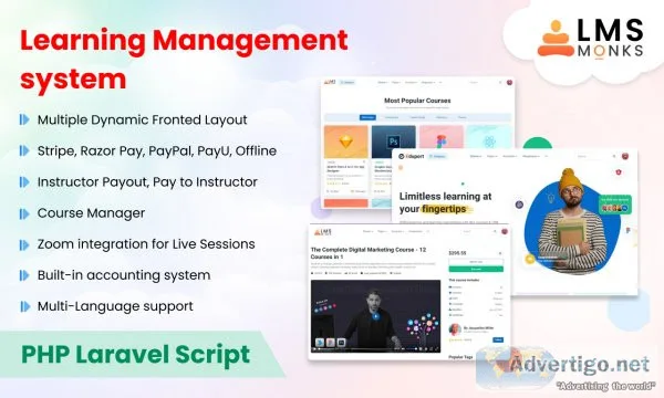 Lms monks - learning management system