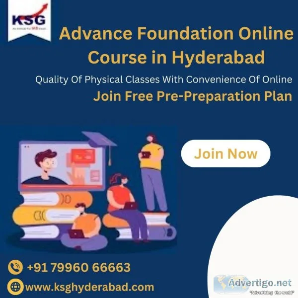 Advance foundation online course in hyderabad