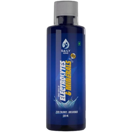 Mineral drops water