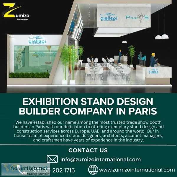 Exhibition booth builders in paris