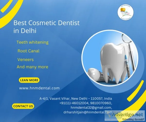 Best cosmetic dentist in delhi - hnmdentalcom