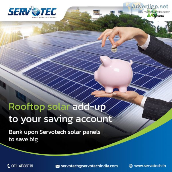 Rooftop solar panels