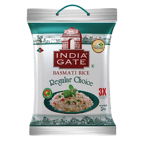 Enjoy the real taste with india gate regular choice basmati rice