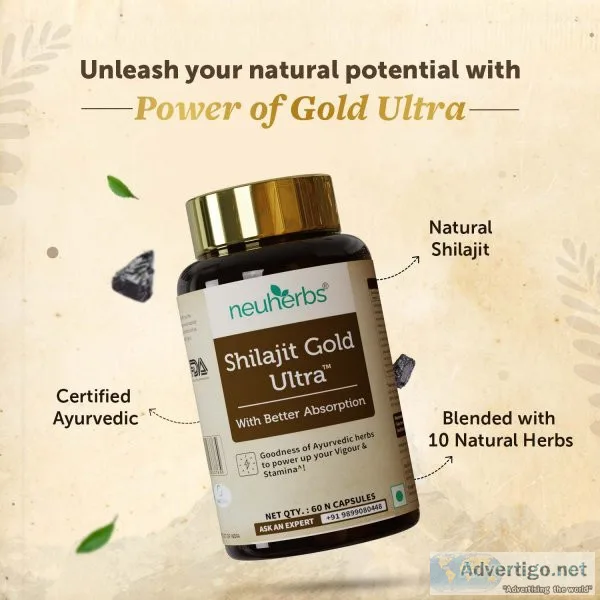 Shilajit gold: revitalize your inner energy