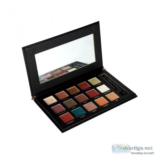Buy 15-color eye shadow palette with dark shades - cilios