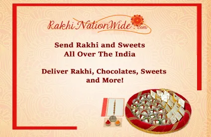 - online delivery of rakhi and sweets to india - share the sweet