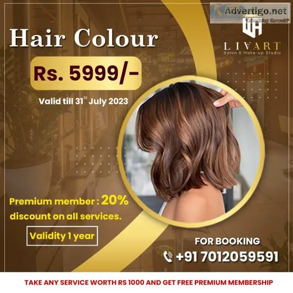 Hair coloring special offer