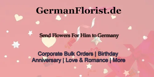 Make his day special: flowers for him in germany