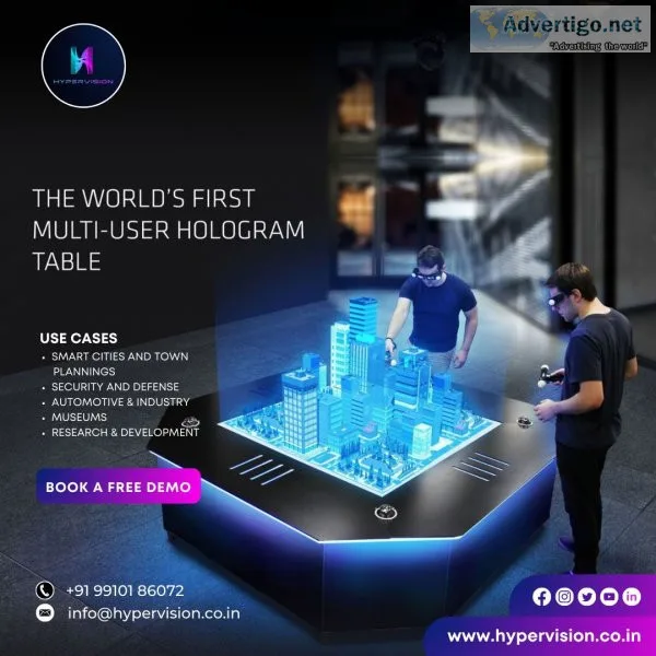 3d hologram table