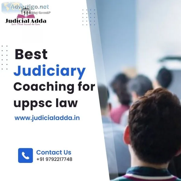 Best judiciary coaching for uppsc law