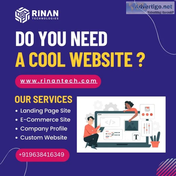 Rinan Tech provide Web design and development services in Jaipur