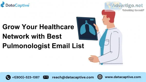 Expand your reach with verified pulmonologist email list