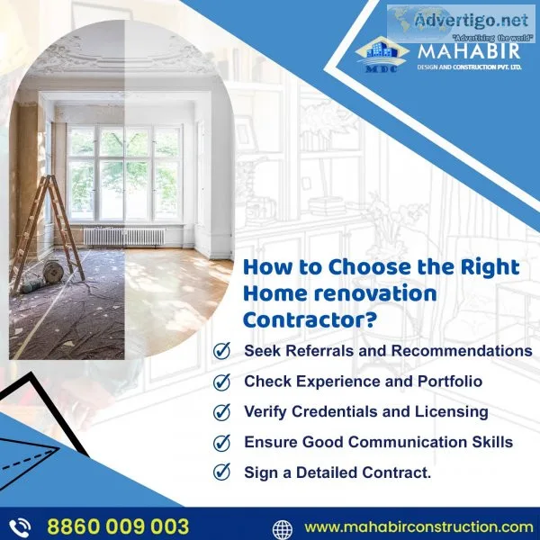 Home renovation services in noida - mahabir construction