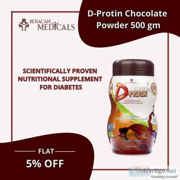 D-protin chocolate diabetes care powder - 500 g