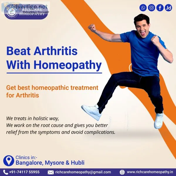 Arthritis homeopathy treatments