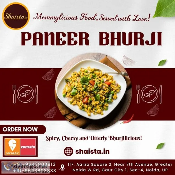 Online food restaurant in noida- shaista s