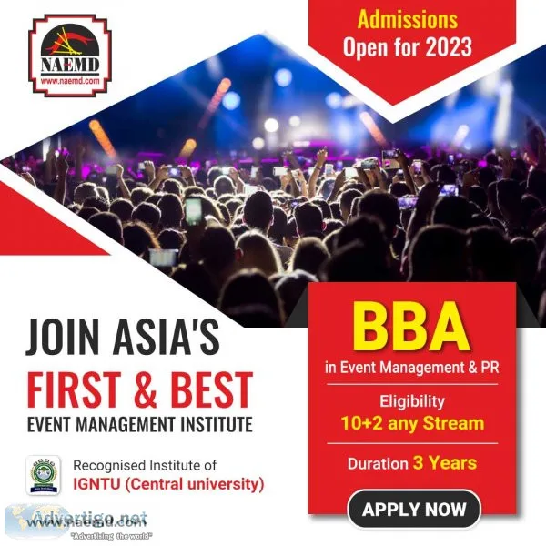 Best bba in event management institute in india